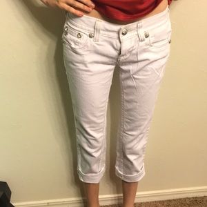 Miss Me Cuffed Capris Size 24